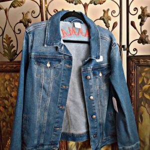 Nwt Mama Large Denim Jacket
